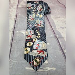 Tabasco Mens Silk Necktie Vintage Computer CD
